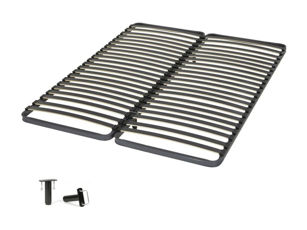 Sommier à lattes 2x70x190 C220 - 40 lattes bois - Fabrication française