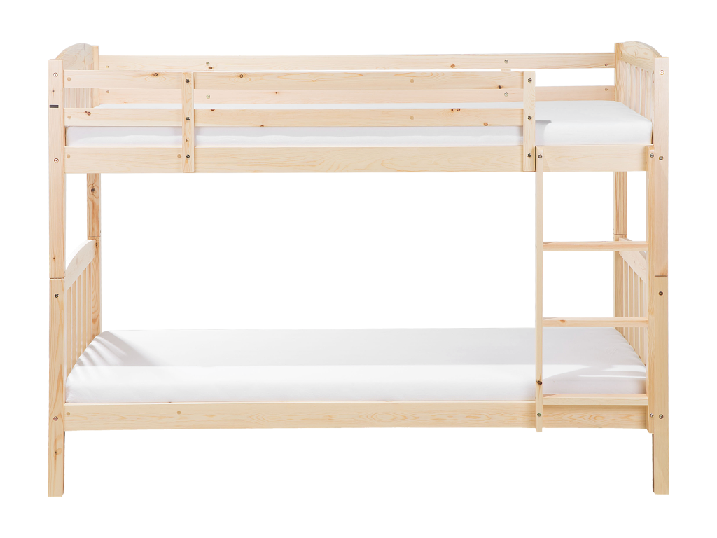 Lit superposé Bois Mobiliercosy 90*200 cm Marron clair