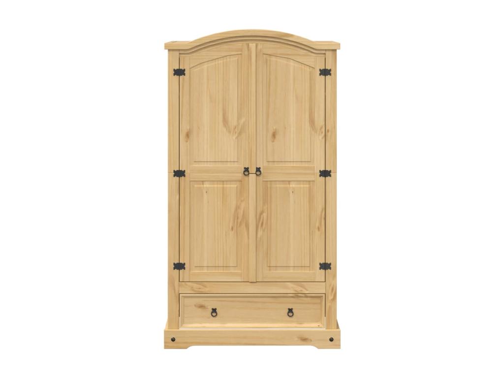 Garde-robe Mobilierdoux 102*52*186 cm bois de pin massif