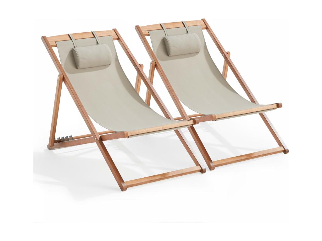 Lot de 2 chiliennes eucalyptus Decovivante