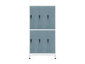 Armoire à casiers Gris clair et gris foncé 90*45*180 cm Acier