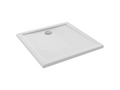 Receveur de douche 80x80 Logidoux Kyreo céramique carré blanc