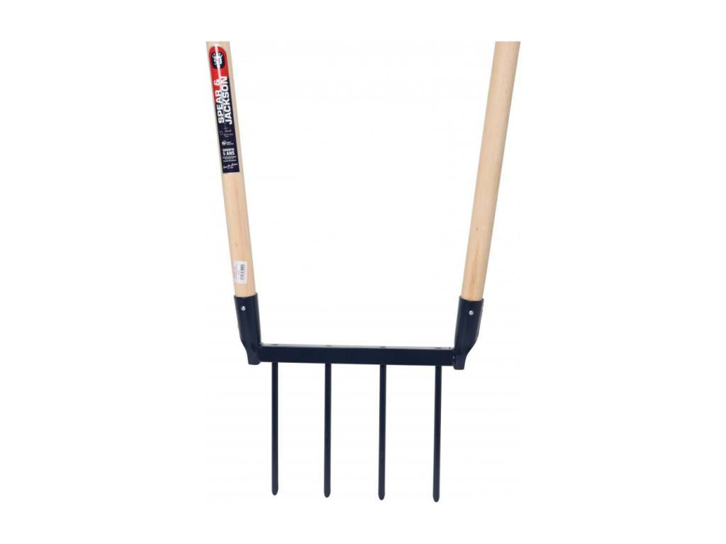 Eco'biofourche 4 dents et manche en bois