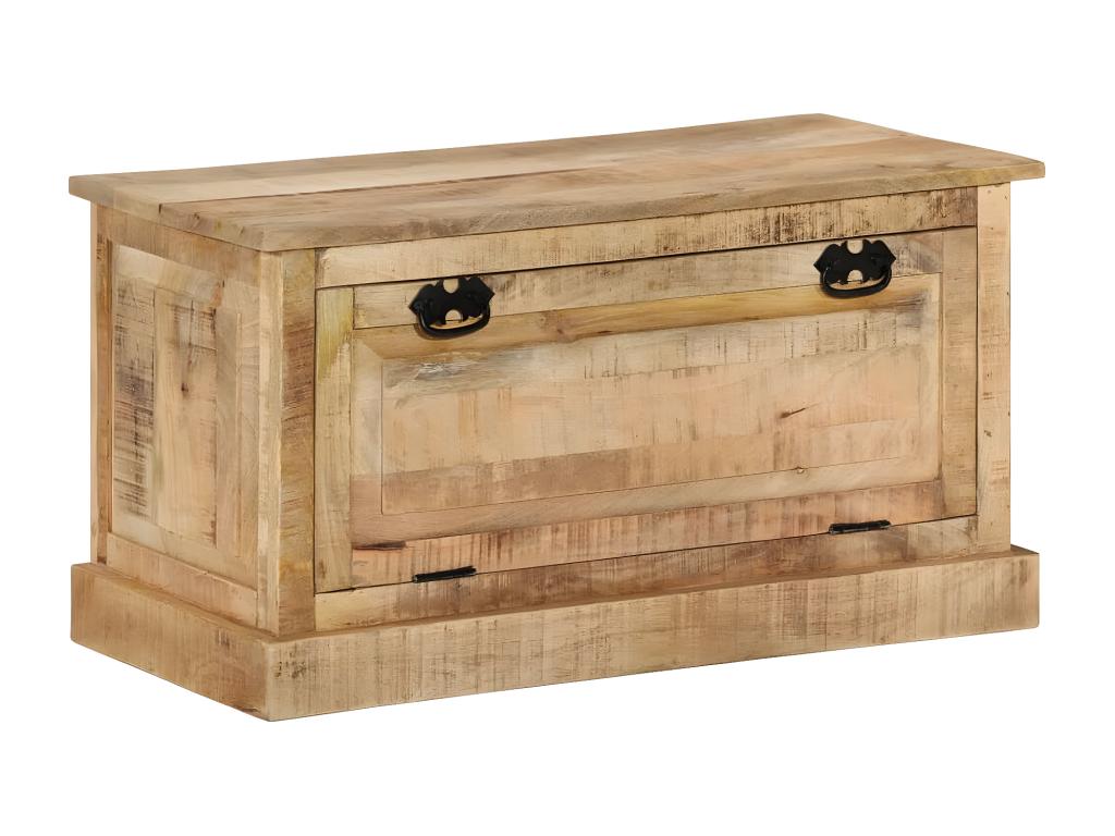 Banc de rangement de chaussures 85*40*45 cm Bois de manguier