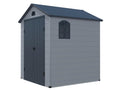 Abri de jardin en résine gris 3.65 m² Logismaison